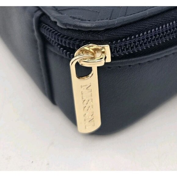 NWOT Missoni Exclusive Delta One Travel Case Blue Wave Zippered Navy Set Of Four - Picture 5 of 9
